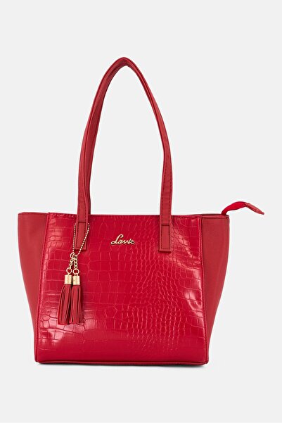 Lavie Women Brand Logo Handbags, Dark Red