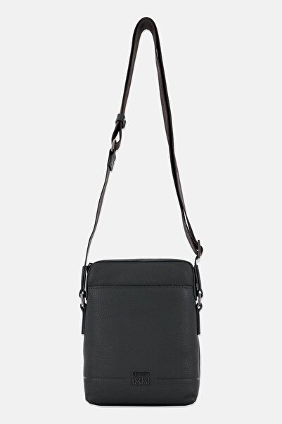 Cerruti 1881 Men Brand Logo Cross Body Bag, Grey