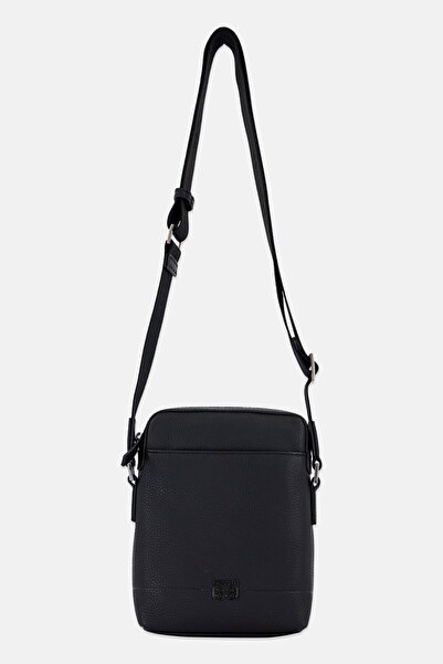 Cerruti 1881 Men Brand Logo Cross Body Bag, Black
