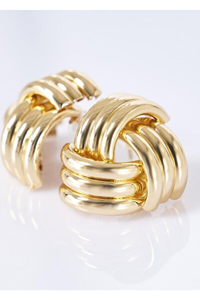 MioArt Gold Color Bendable Earrings