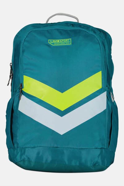 Lavie Men Brand Logo Backpack, Teal Green