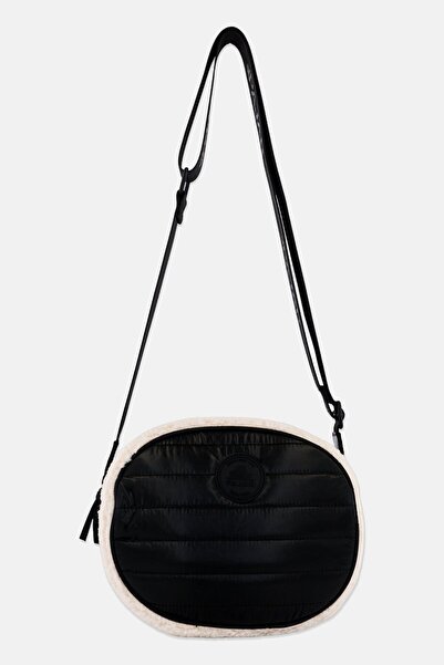 Pajar Women Faux Fur Round Shearling Cross Body Bag, Multicolor