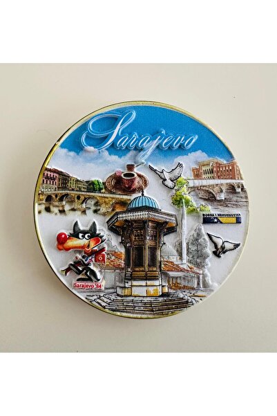 Magnetix Bosna Hersek Sarajevo polyester magnet