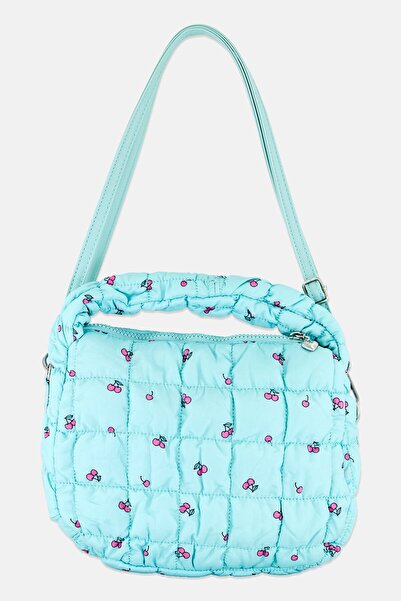 Miss Gwen's OMG Kids Girl Quilted Scrunchies Printed Cross Body Bag, Multicolor