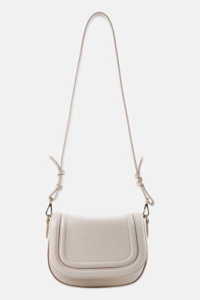 DeeZee Women Brand Logo Cross Body Bag, Ivory
