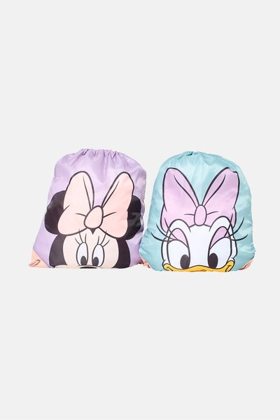 Sinsay x Disney Kids Girl Graphic Print Drawstring Bag, Multicolor