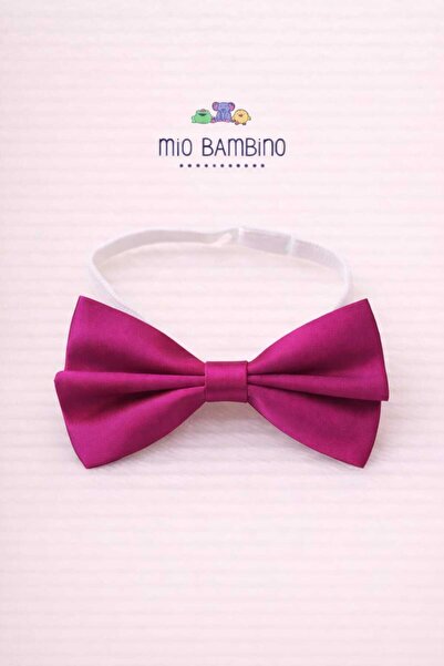 MİO BAMBİNO Adjustable Stylish Satin Kids Bow Tie - Special Occasion & Wedding