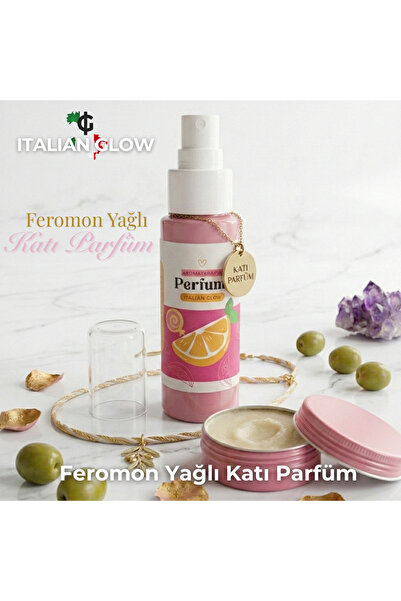 ItalianGlow Feromon Yağlı Kadın Katı Parfüm Uzun Süre Kalıcılık