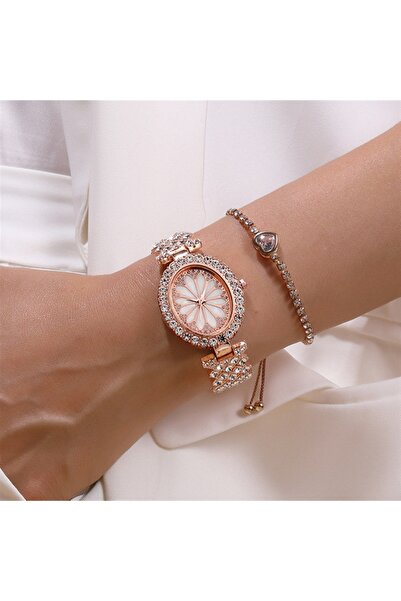 GENERAL Women's watch with a stainless steel strap and oval dial