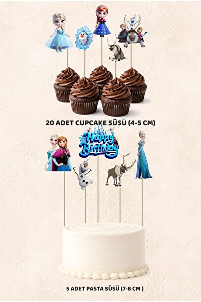 Sinek Kupası Tasarım Elsa Frozen Koncept 5-dijelna torta 20-dijelni mini set ...