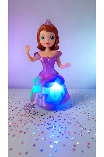 FAMEMUS ACCESSORY Dancing Girl Toy with Sound and Music, Size: 20cm
