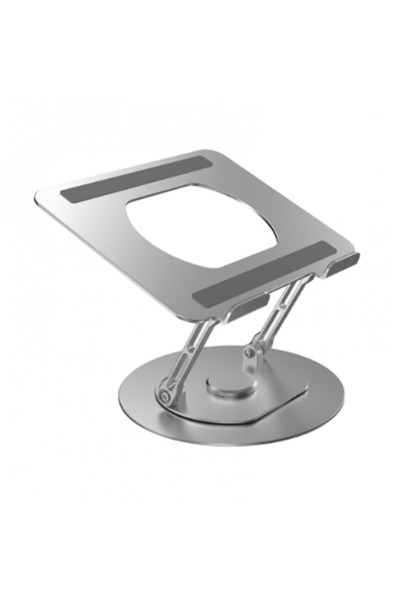WIWU S800 Ergonomic Adjustable Laptop Stand 360° Rotating Aluminum Silver