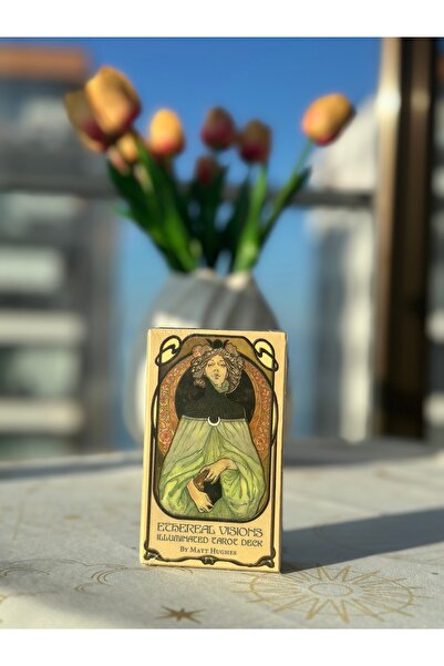 Galaksi Dükkanı Ethereal Vısıons Tarot Destesi/Tarot Kartları -12cm 7cm boyut...