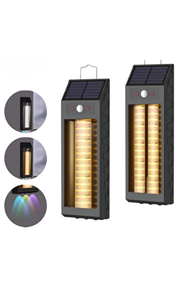 Fenerix FX-668 Güneş Enerjili Duvar Lambası Sensörlü Solar Bahçe Aydınlatma 3...
