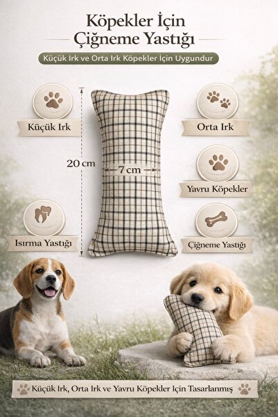 Papağanhane Küçük & Orta Irk Köpekler İçin Hışırtılı Çiğneme Oyuncağı 20 cm E...
