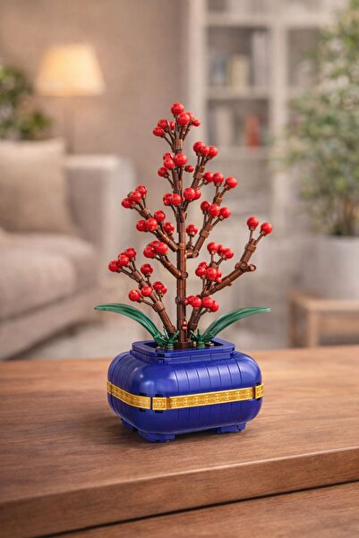 scntoys Decorative Collectible Flower Making Set 360 Piece Puzzle Block Flowe...