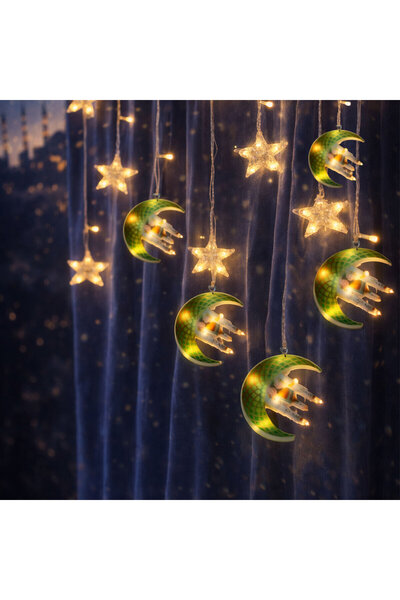 EASERA TİCARET 3Mt Plugged-In - Additional Ramadan Decoration Lamp - Curtain ...