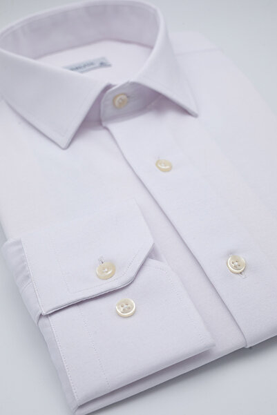 VARLİVA Men's Satin Shirt Slim Fit Long Sleeve