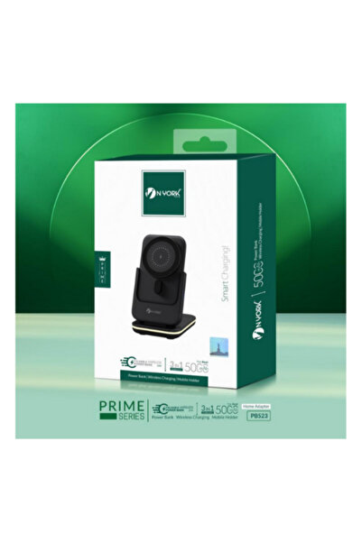 NYORK PB523 3-In-1 5000mAh Wireless Power Bank
