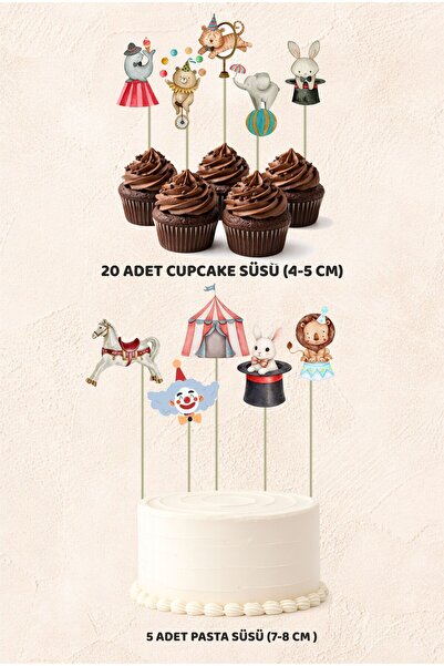 Sinek Kupası Tasarım Koncept cirkuskih životinja, torta od 5 delova, mini set...