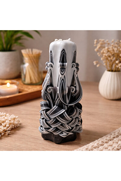 OEM Lumanare Decorativa Sculptata – Parafina Premium – 20 cm – Handmade