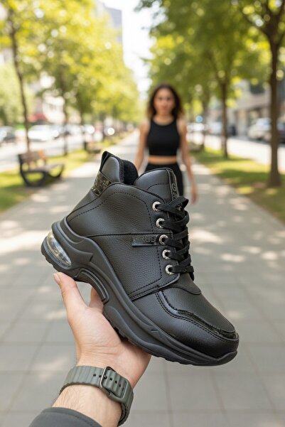 enoch Women's High-Top Hidden Heel and Air-Channeled Sole Sneakers
