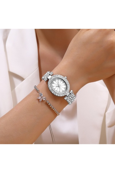 GENERAL Women's watch with a stainless steel strap and oval dial
