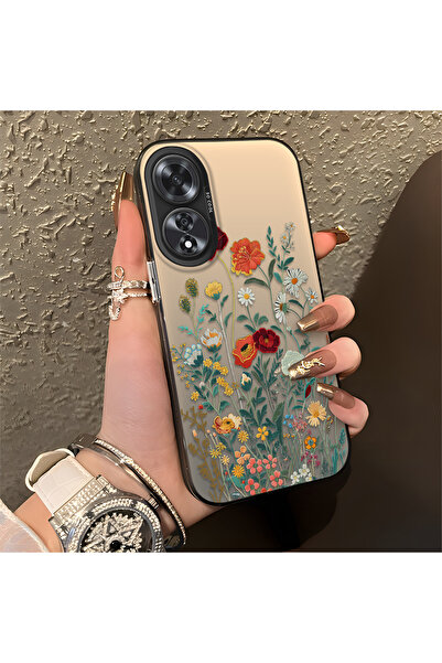 Hontinga حافظة هاتف OPPO A60 متوافقة مع حافة السيليكون الصلبة ومضادة للسقوط ب...