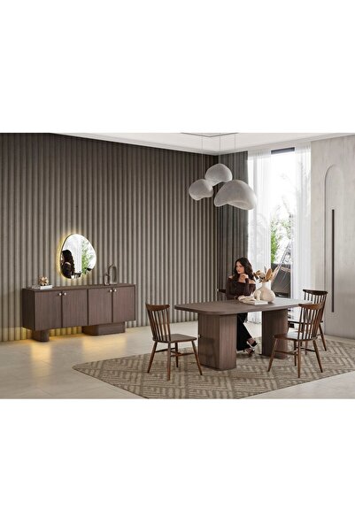 AYDINEV CASAMİLA MDF YEMEK ODASI TAKIMI