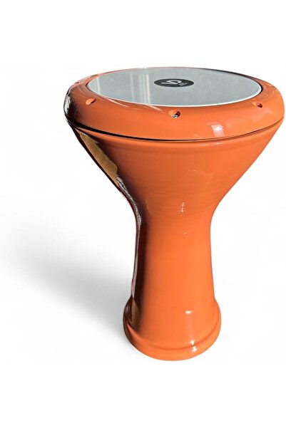 VD Vatan Darbuka Turuncu Büyük Boy Alimünyum (Akort Alyan Anahtarı + Taşıma Ç...