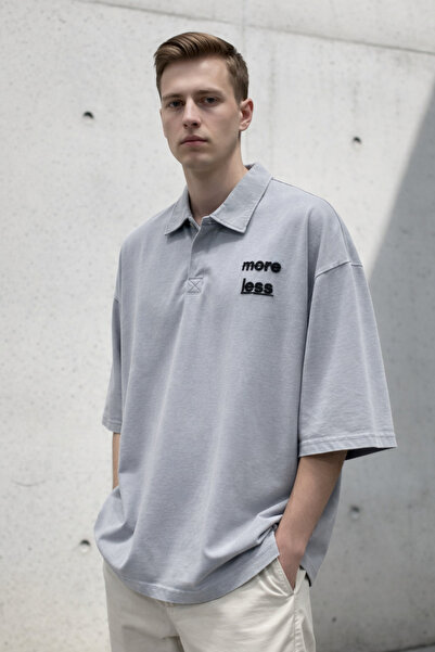 ALANAQA Box Polo Oversized Unisex T-Shirt.
