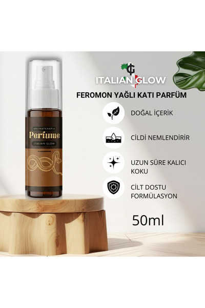 ItalianGlow Feromon Yağlı Katı Erkek Parfümü Uzun Süre Yoğun Kalıcılık 50 ml