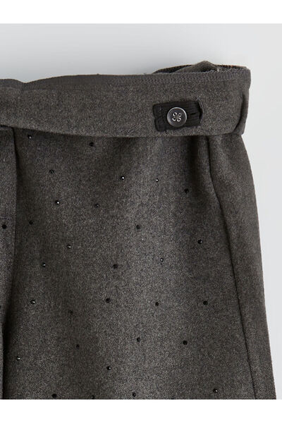 LC Waikiki Anthracite Stone Girls' Pants