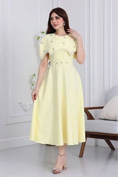 DR Women's midi dress, Barbie fabric