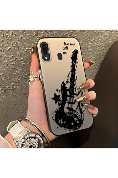 Hontinga حافظة هاتف سامسونج جالاكسي A30 متوافقة مع الحواف السيليكونية الصلبة ...