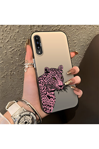 Hontinga حافظة هاتف سامسونج جالاكسي A30S متوافقة مع حافة السيليكون الصلبة وال...