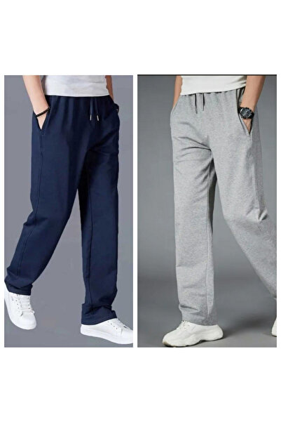 GOLSREY 2 Li Men's Cropped Leg Sweatpants (Regenerated Fabric)