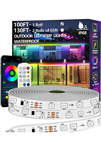 Led Φωτιστικό εξωτερικού χώρου Bvokon 30M IP68 Αδιάβροχο