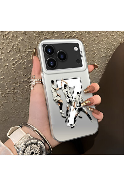 Hontinga iPhone 17 Pro Max Compatible Silicone Edge Hard Back Anti-Fall Phone...