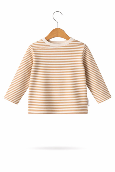 Zeo Unisex Baby Safari Patterned Jumpsuit Long Sleeve with Snap Fasteners Cotton Model