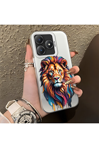 Hontinga حافظة هاتف Realme C63 متوافقة مع الحافة السيليكونية الصلبة والمضادة ...