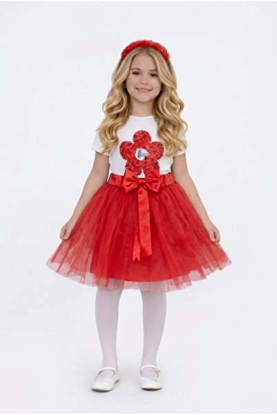 NOBLE STORE 23 أبريل 29 أكتوبر طقم تي شيرت وتنورة توتو مكون من قطعتين - ملابس...