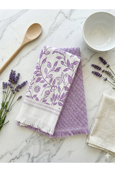 FERAY TEXTILE Decorative 4-Piece Luxury Kitchen Towel and Dishcloth Set (40X6...