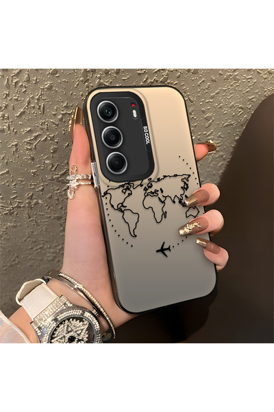 Hontinga غطاء هاتف تكنو كامون 40 متوافق مع حافة السيليكون الصلبة المضادة للسق...