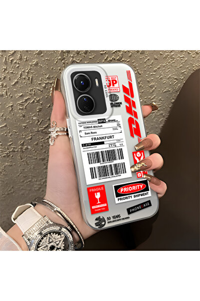 Hontinga حافظة هاتف Vivo Y16 متوافقة مع الحافة السيليكونية الصلبة والمضادة لل...