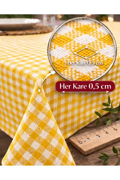 serelya مفرش طاولة منقوش، مفرش نزهة منقوش - مفرش طاولة منقوش - قماش للمائدة