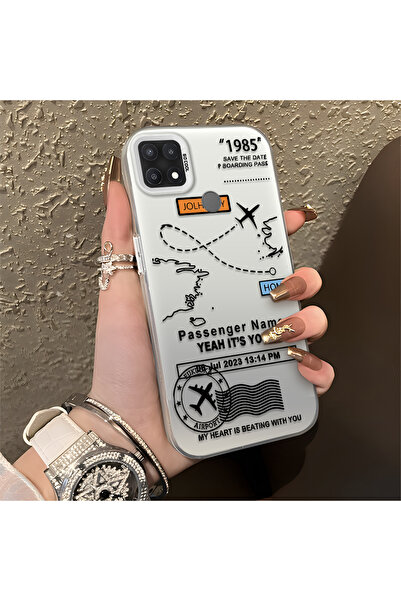 Hontinga حافظة هاتف OPPO A15 متوافقة مع حافة السيليكون الصلبة ومضادة للسقوط ط...