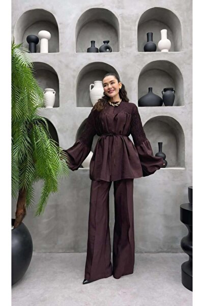 Cardella Siena Summer Cupra Fabric Gipe Detailed Hijab Compatible Stylish Set