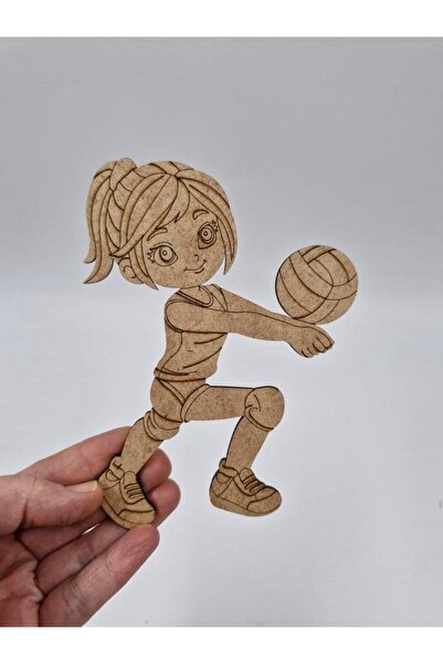Generic Brand 10 Pieces Wooden Painting Sports Branches Set, Montessori Volle...