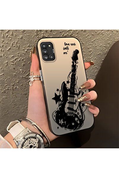 Hontinga حافظة هاتف سامسونج جالاكسي A31 متوافقة مع حافة السيليكون الصلبة والم...